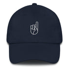 Navy and White Logo Dad Hat