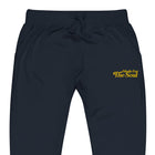 Navy and Gold Soul- Embroidered Fleece Pants (Unisex)