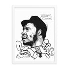 Fred Hampton Art- Framed Poster