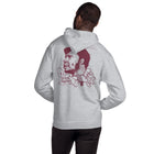 FRH Fred Hampton Unisex Hoodie: Maroon Print
