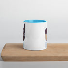 Maroon, Cream, and Baby Blue FRH Mug