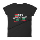 Red, Green, & White Print: FRH Women's Shirt