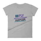 Navy Teal, & Purple Print: FRH Women's T-shirt