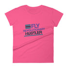 Navy Teal, & Purple Print: FRH Women's T-shirt