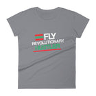 Red, Green, & White Print: FRH Women's Shirt