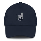 Navy and White Logo Dad Hat