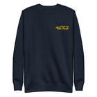 Navy and Gold Soul- Embroidered Fleece Pullover (Unisex)