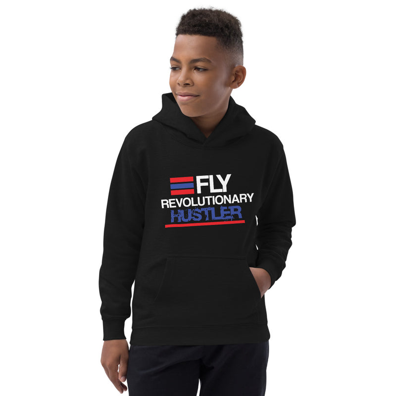 Red White and Blue Graphic Kids Hoodie.
